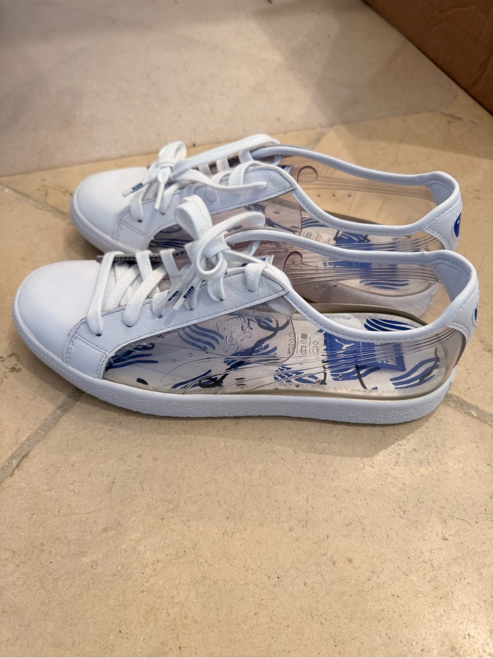 PUMA x Shantell Martin Clyde Clear Low-top Sneakers